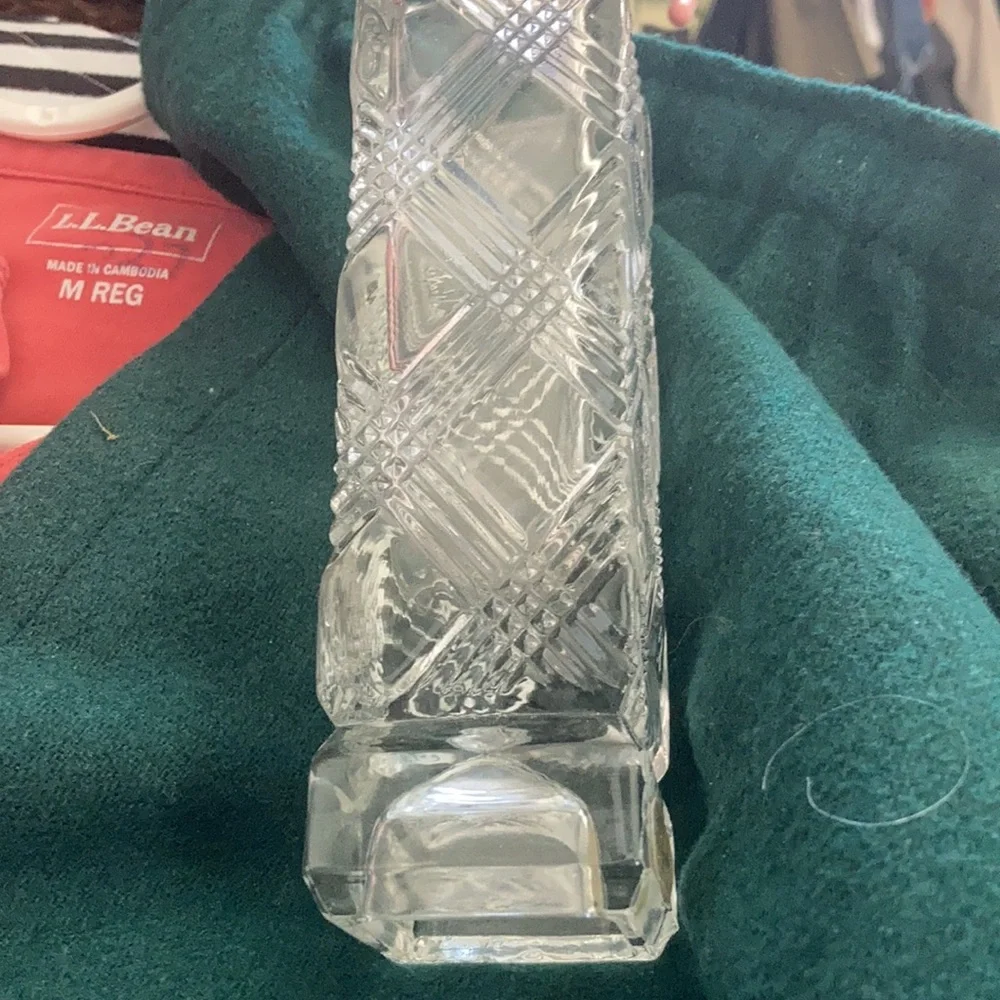 Vintage fostoria crystal for Avon bud vase